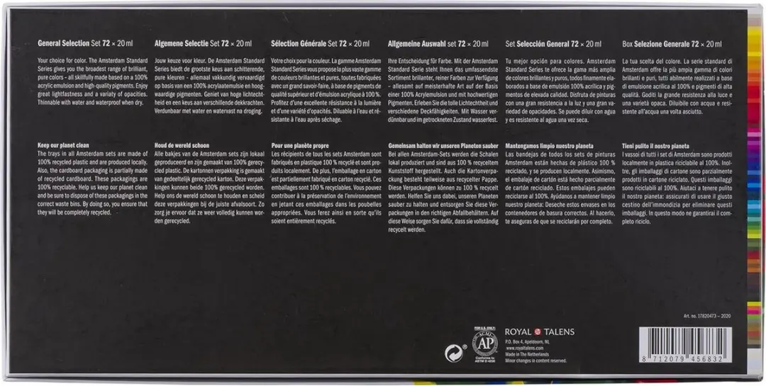 Amsterdam Standard Series Acrylverf - 72 Kleuren 20ml