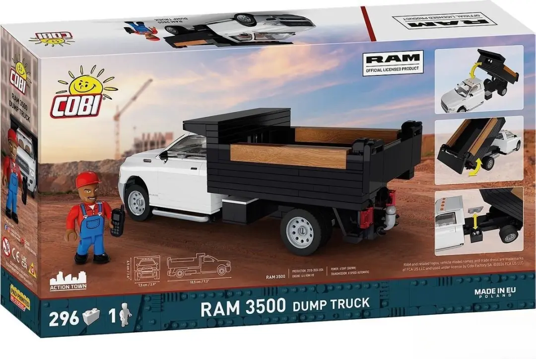Cobi RAM 3500 Kipwagen COBI-24659 - Meerkleurig