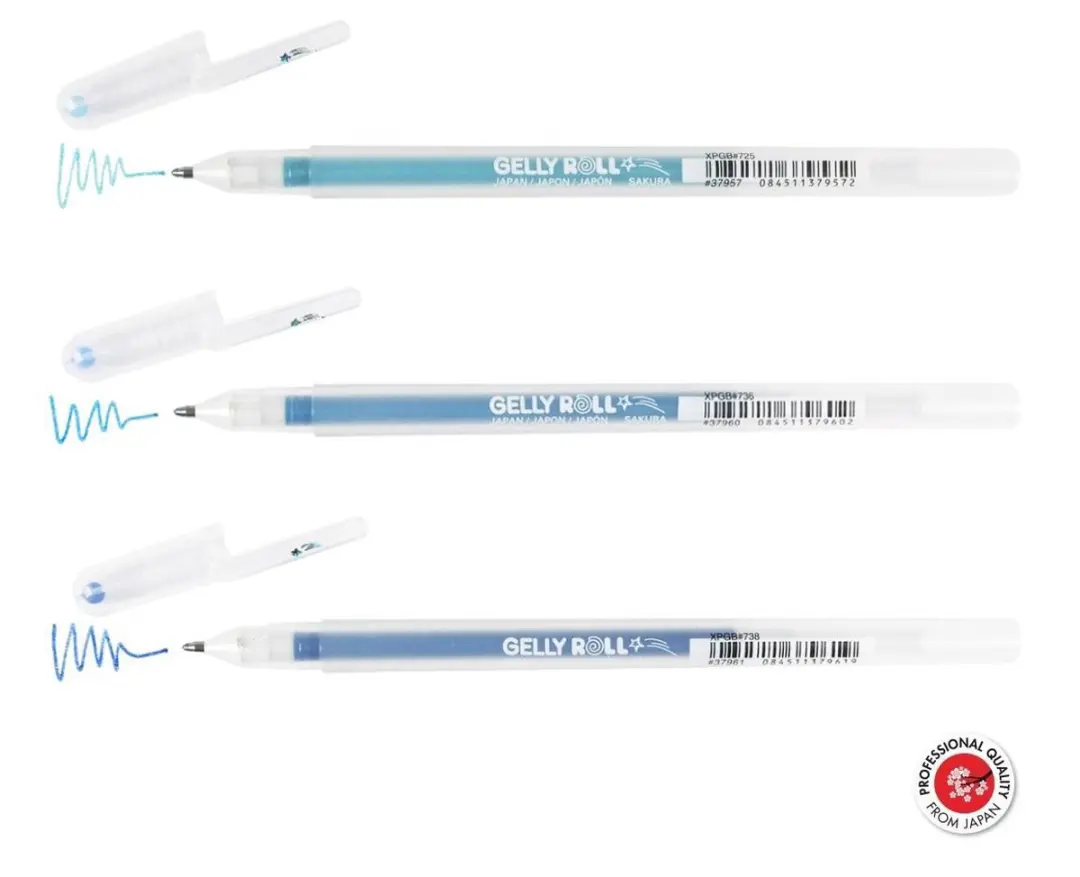 Sakura Gelly Roll Stardust Ocean - 3 Stiften