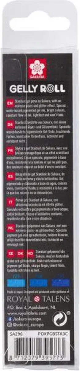 Sakura Gelly Roll Stardust Ocean - 3 Stiften