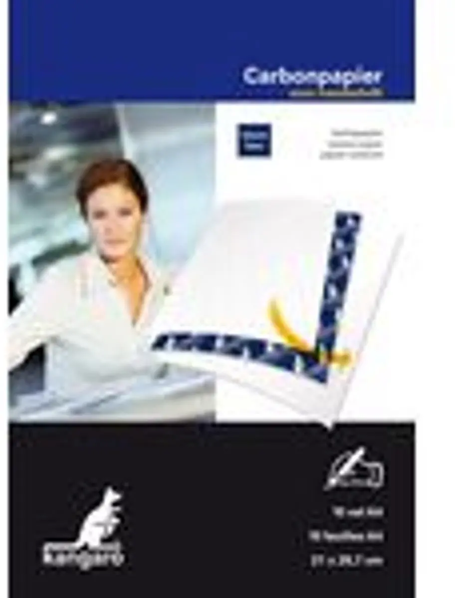 Kangaro Carbonpapier A4 - 10 Vel - Blauw