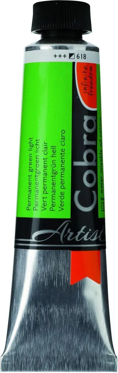 Cobra Olieverf Permanentgroen Licht 40ml