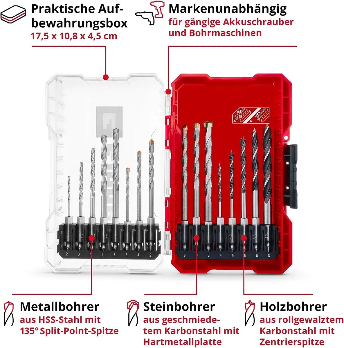 Einhell 108953 Boorset 16-delig