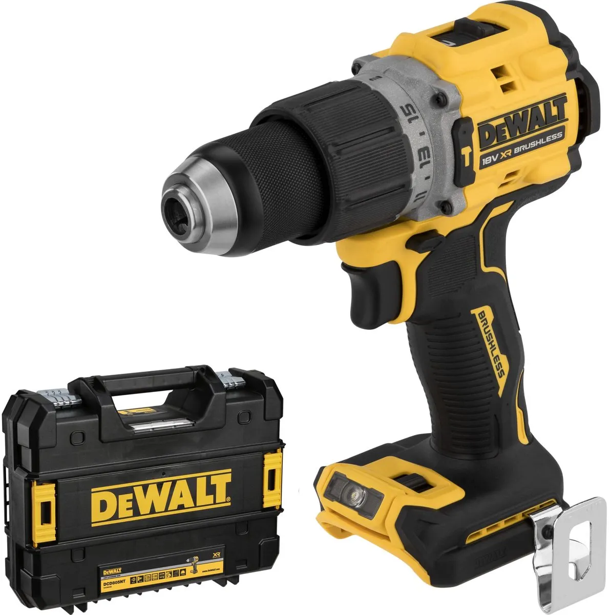 DeWalt DCD805NT-XJ Klopboormachine - 2 Snelheden