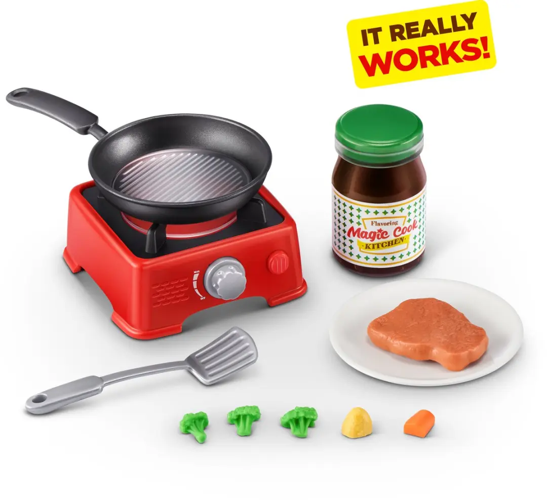 ZURU Mini Brands Magic Cook Kitchen Capsule Steak - Meerkleurig - afbeelding 6 van 6