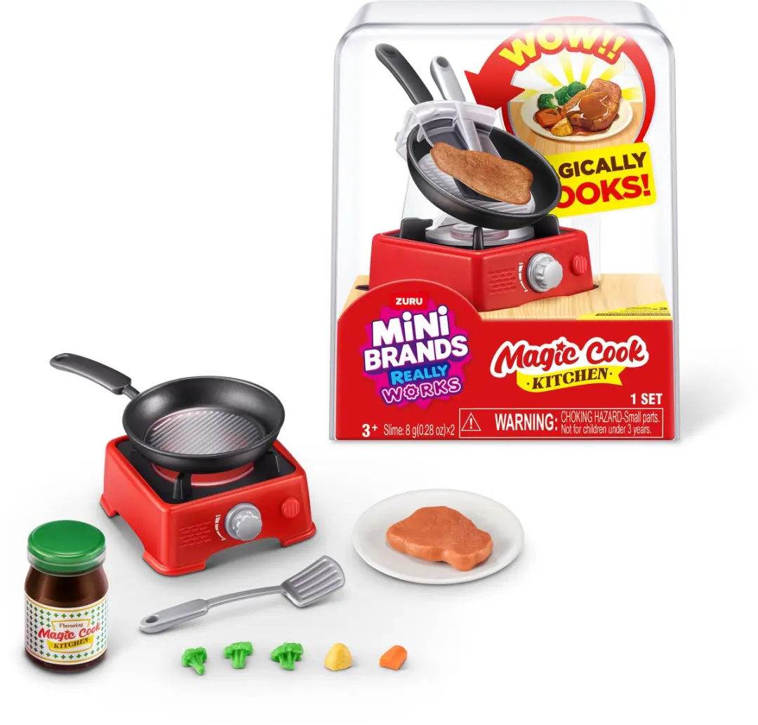 ZURU Mini Brands Magic Cook Kitchen Capsule Steak