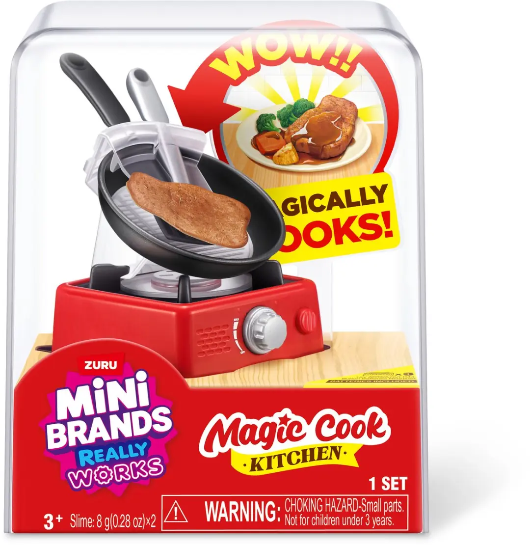 ZURU Mini Brands Magic Cook Kitchen Capsule Steak - Meerkleurig