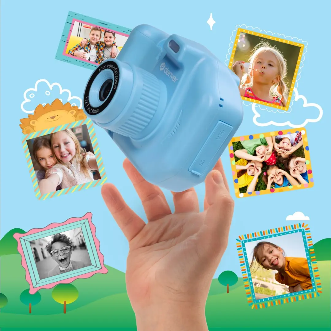 Denver Kindercamera KPC1370NSBU Full HD - 48MP - Blauw
