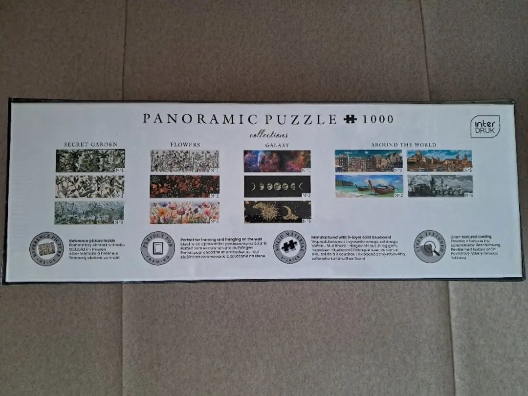 Geronimo Games Secret Garden Panoramische Puzzel 1000 Stukken