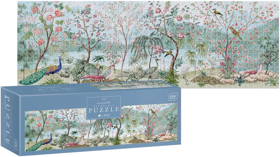 Geronimo Games Secret Garden Panoramische Puzzel 1000 Stukken