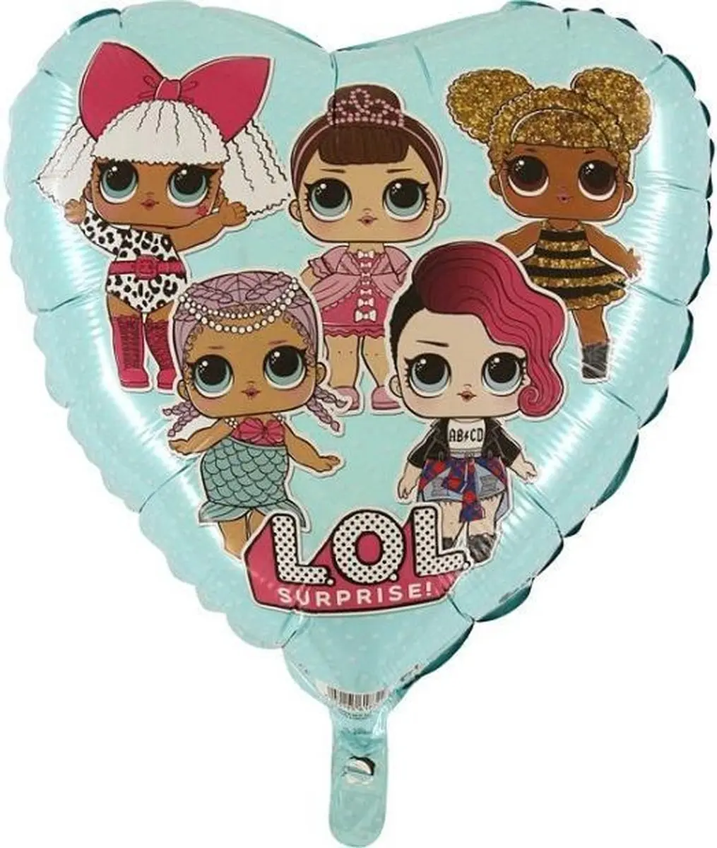 LOL Surprise Hart Folieballon
