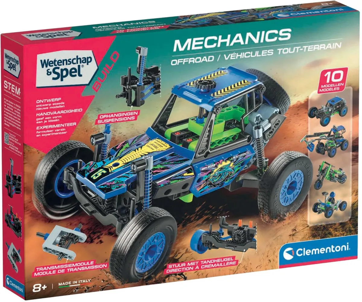 Clementoni Mechanics Off Road Automodel Kit - 2 Onderdelen