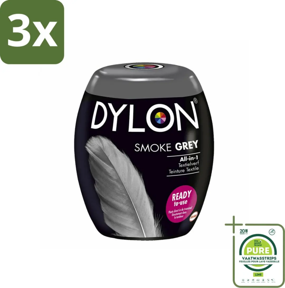Dylon Textielverf Pods Smoke Grey
