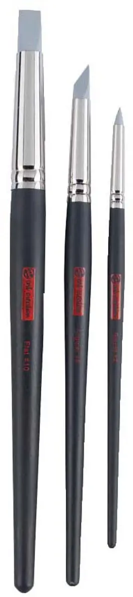 Talens Art Creation Set Siliconen Penselen - 3 Stuks - Meerkleurig
