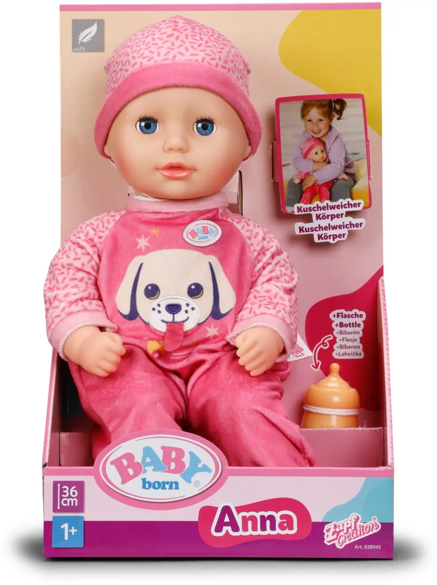 Baby Born Anna Pop 36cm - Roze - MPN 838945
