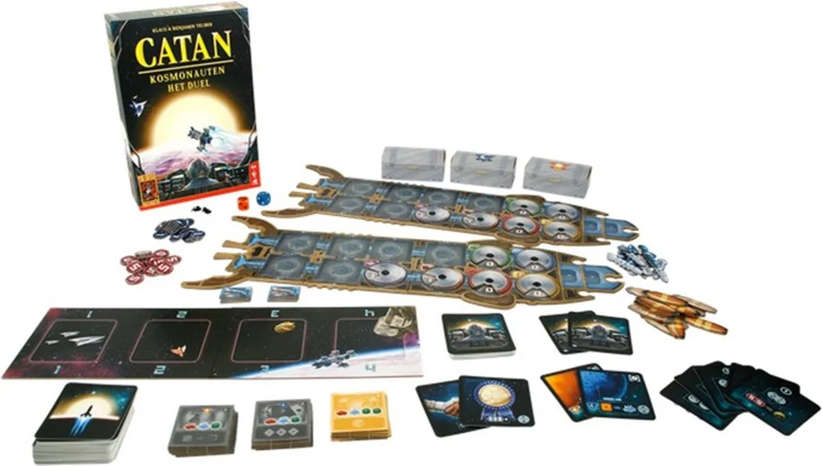 999 Games Catan Kosmonauten Het Duel Kaartspel