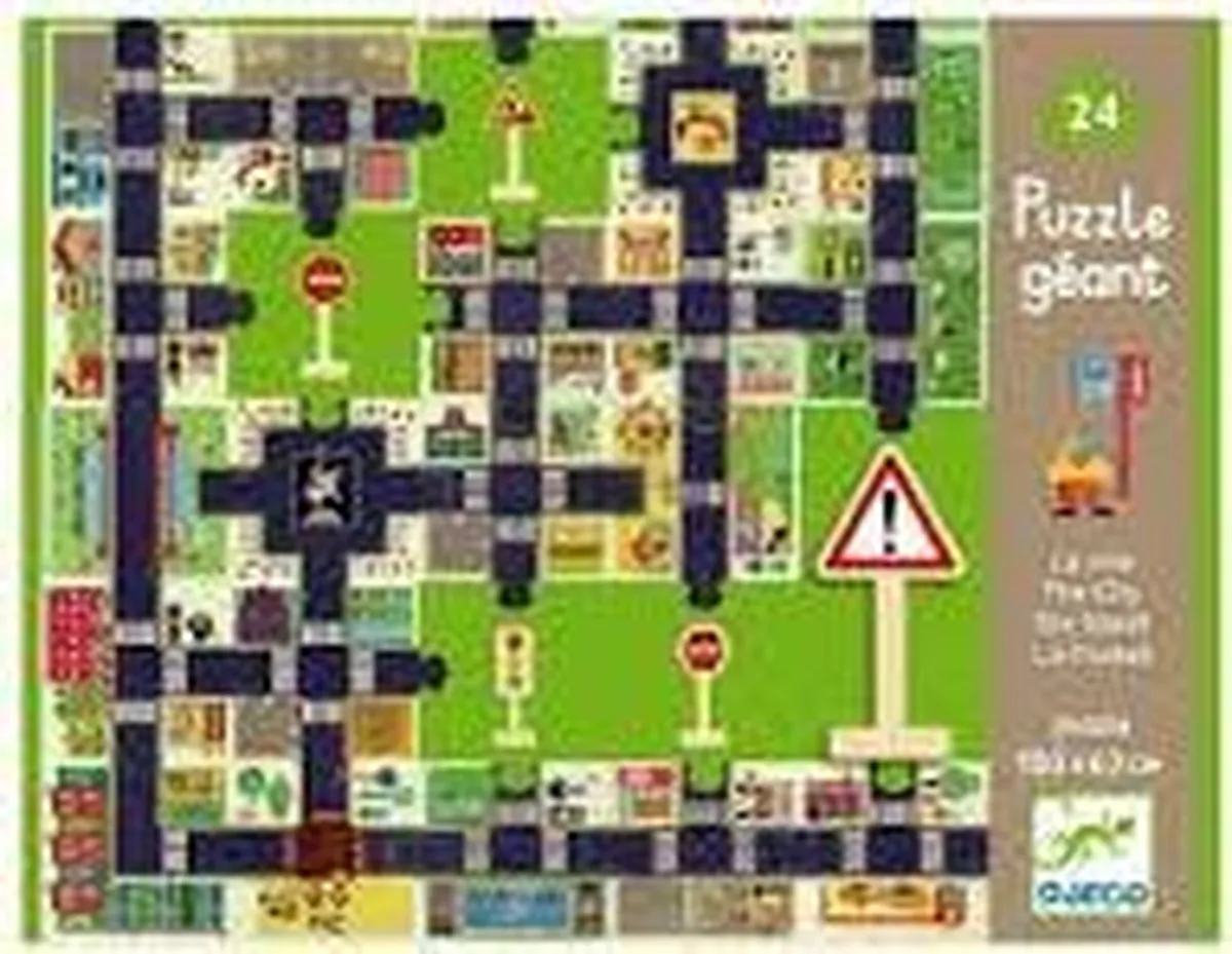 Djeco Pop to Play Puzzle De Stad 1000 Stuks