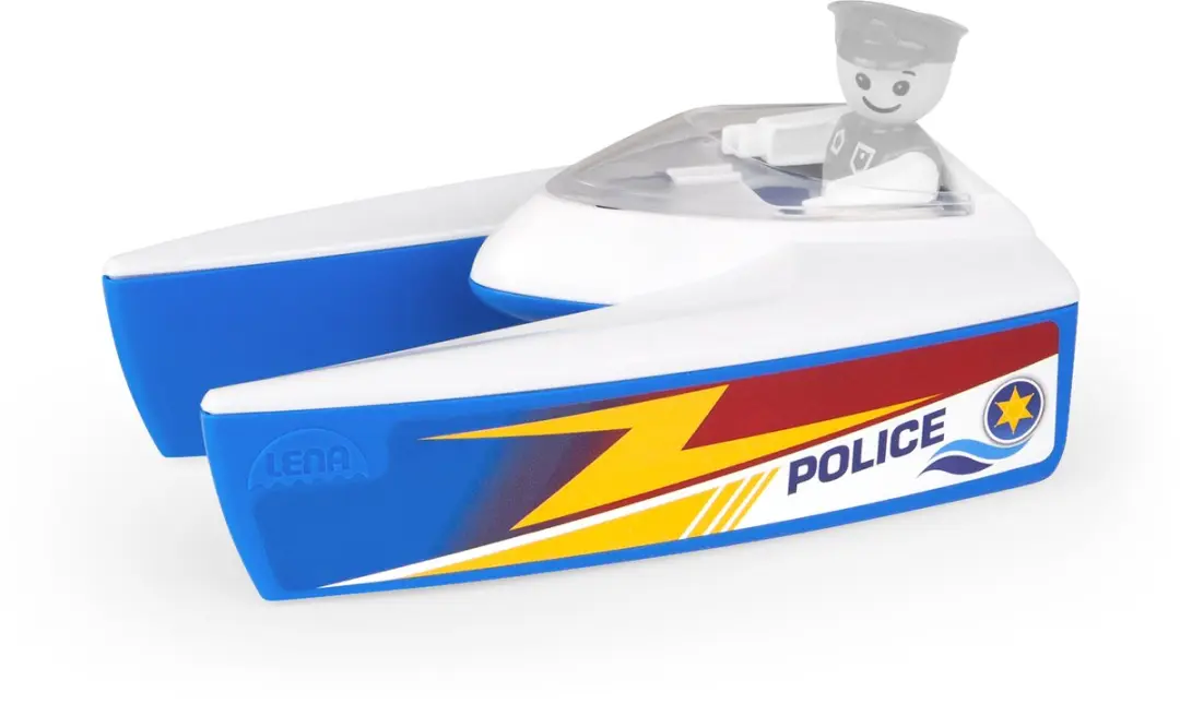 Lena Politieboot Badspeelgoed 85004713 - Meerkleurig