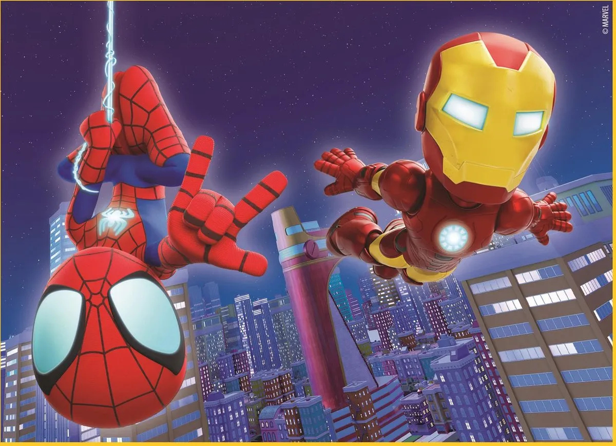 Clementoni Spidey and his Amazing Friends 12-delige Puzzel - 3 jaar - afbeelding 6 van 6
