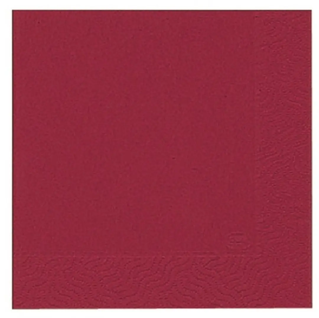 Duni Bordeaux Red Servetten 3-laags 33x33cm