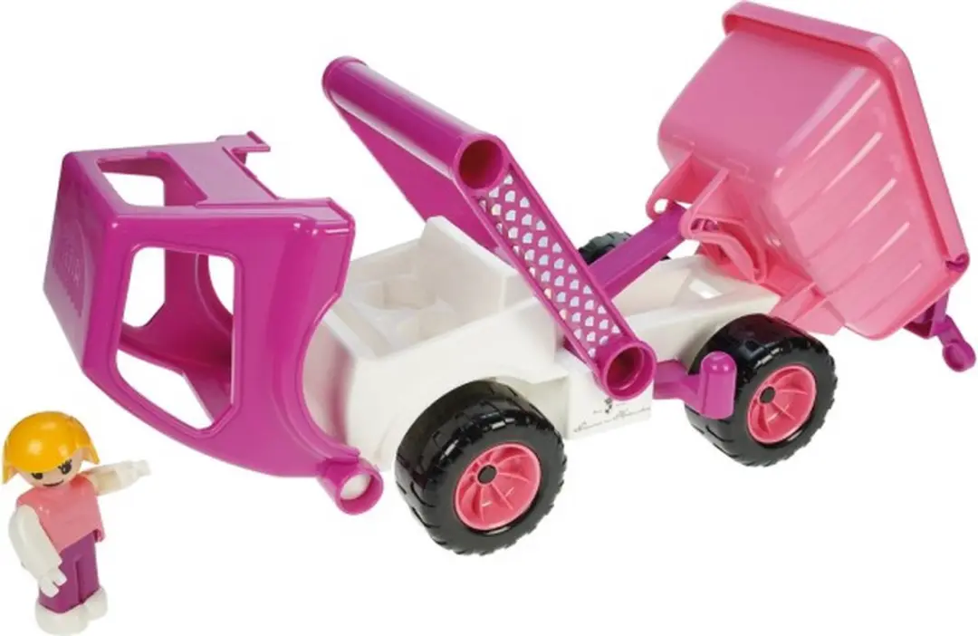Lena Vrachtwagen 04101 - Zwart/Roze/Wit