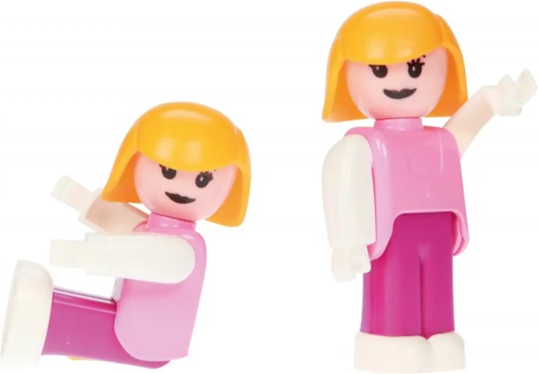 Lena Vrachtwagen 04101 - Zwart/Roze/Wit