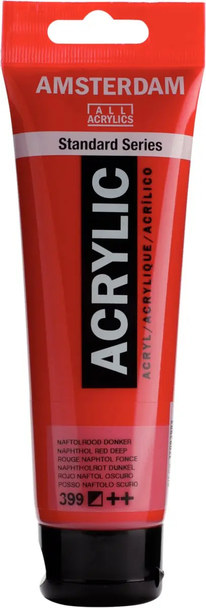 Amsterdam Standard Acrylverf 120ml - Naftolrood Donker - afbeelding 6 van 6
