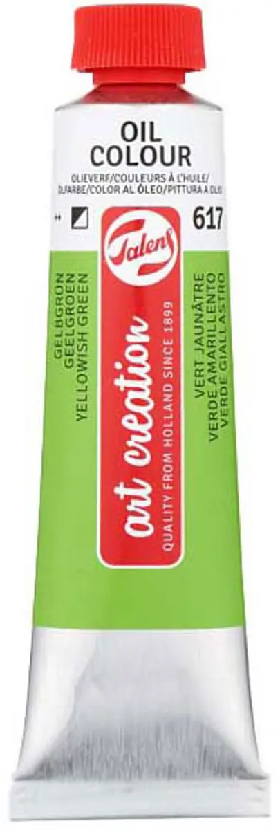 Talens Olieverf Tube Geelgroen 40ml