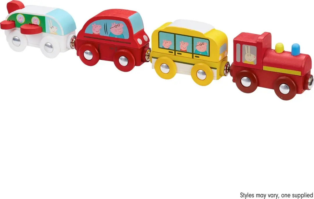 Peppa Pig Houten Speelgoed Mini Voertuigen 37210 - Meerdere kleuren