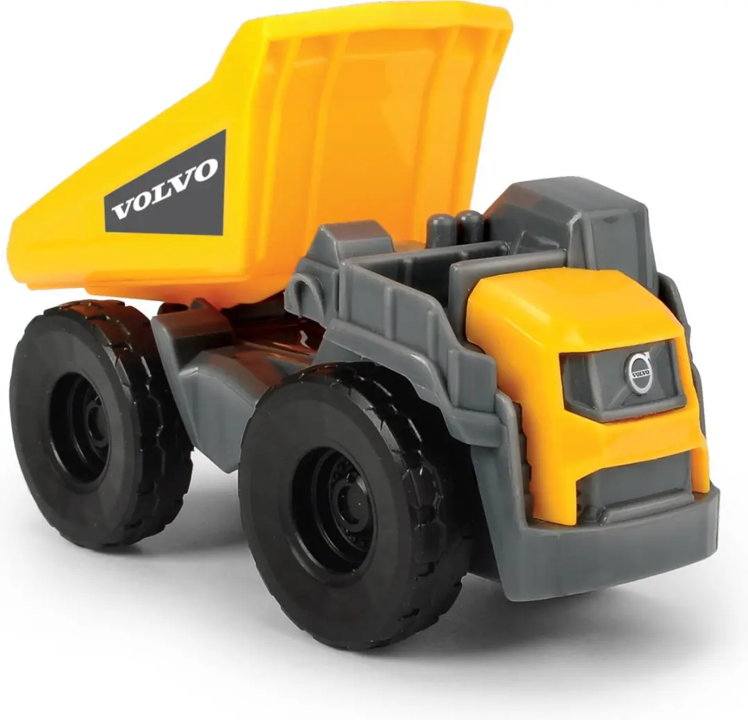 Dickie Toys Mack/Volvo Micro Constructie Speelgoedvoertuig 32cm Geel