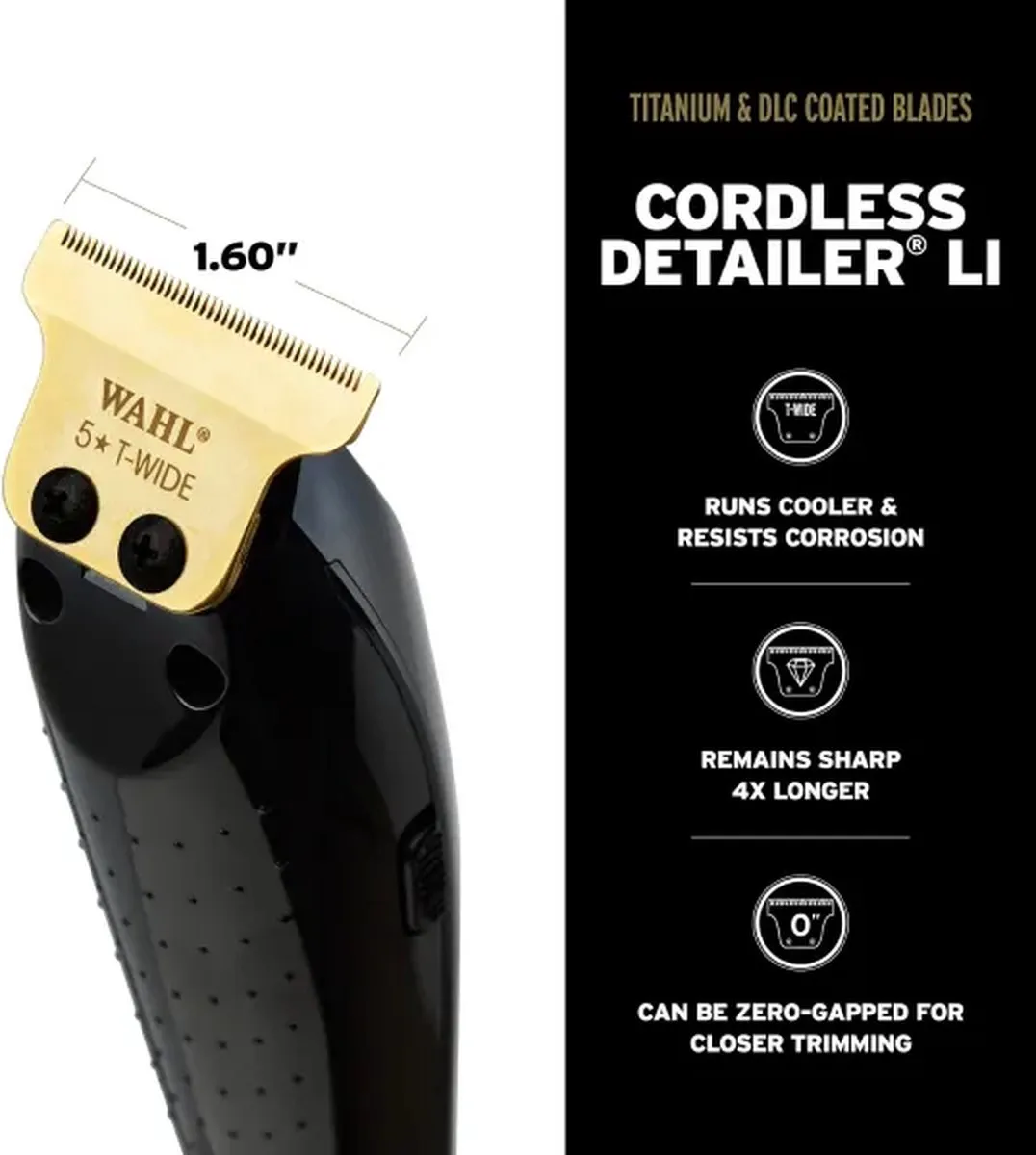 Wahl Black Magic Clip + Detailer Combi Cordless Barber Combo