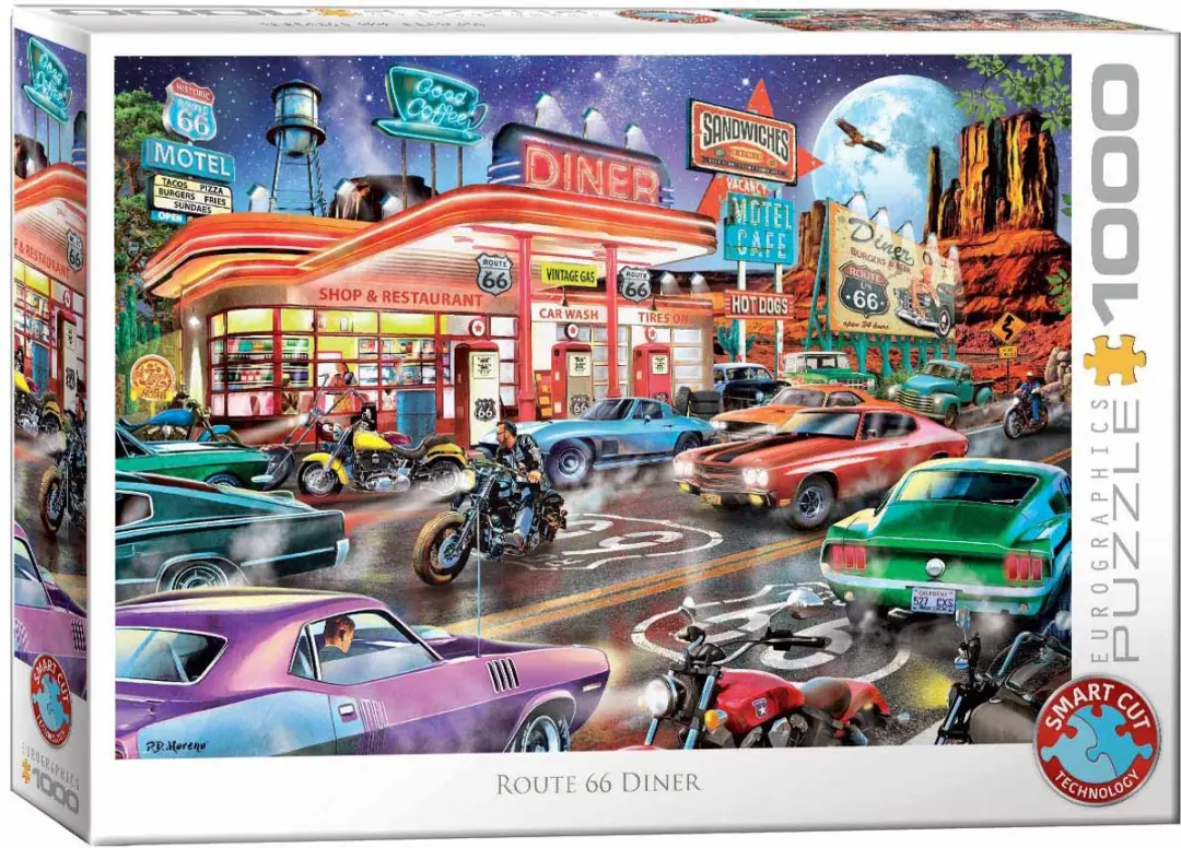 Eurographics Route 66 Diner Puzzel 1000 Stuks - 66139