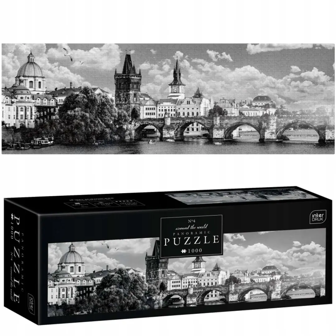 Geronimo Games Panoramische Puzzel Praag Brug 1000 Stukjes
