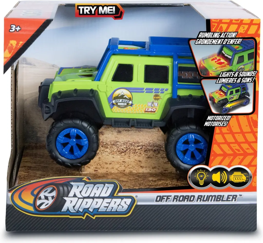 NIKKO Road Rippers Off Road Rumbler Speelgoedauto - Groen - 3x AAA