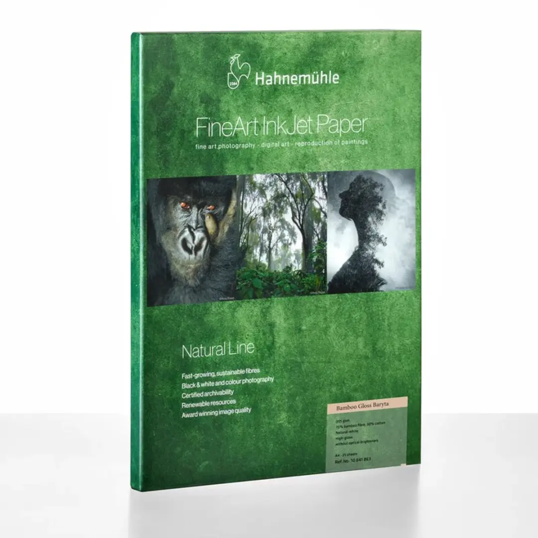 Hahnemühle Bamboo Gloss Baryta A3+ - 25 Vel - 305 g/m²