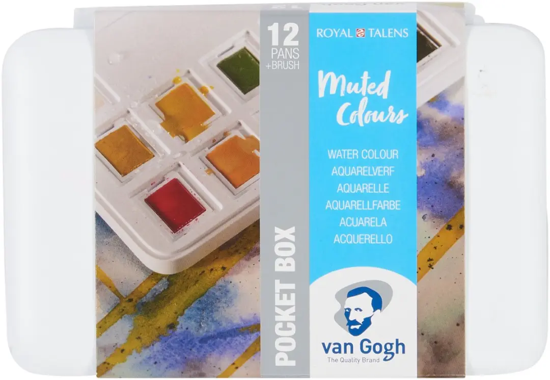Van Gogh Aquarelverf Pocket Box - 12 Kleuren 12ml