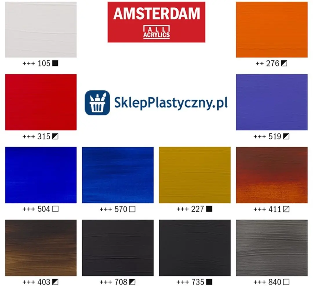 Amsterdam Standard Series Acrylverf Urban Landschapset - 12 Kleuren 20ml
