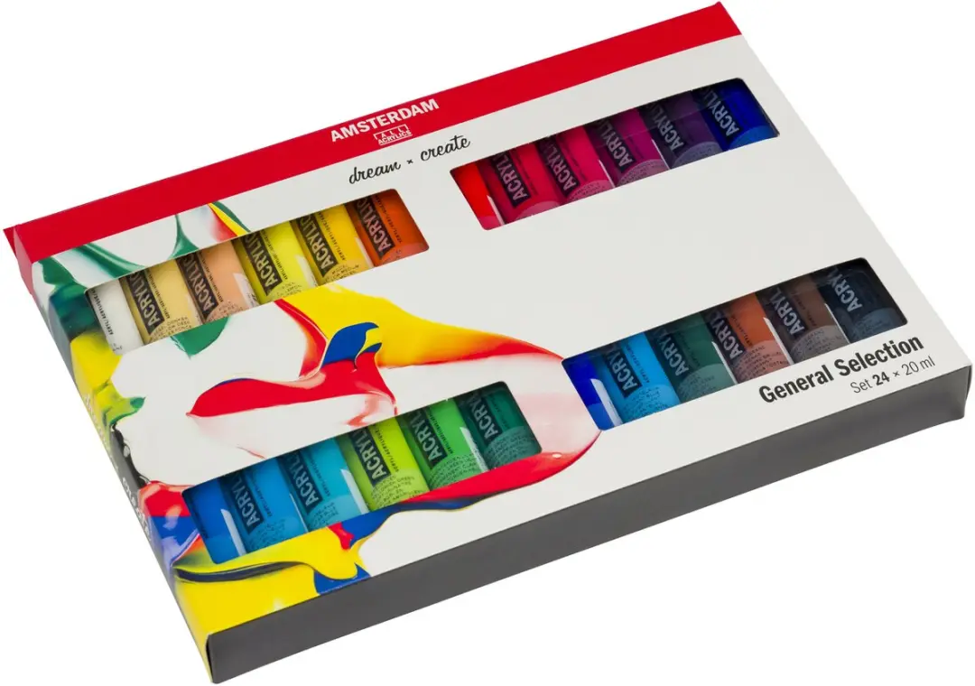 Amsterdam Standard Series Acrylverf Set - 24 Kleuren 20ml - afbeelding 6 van 6