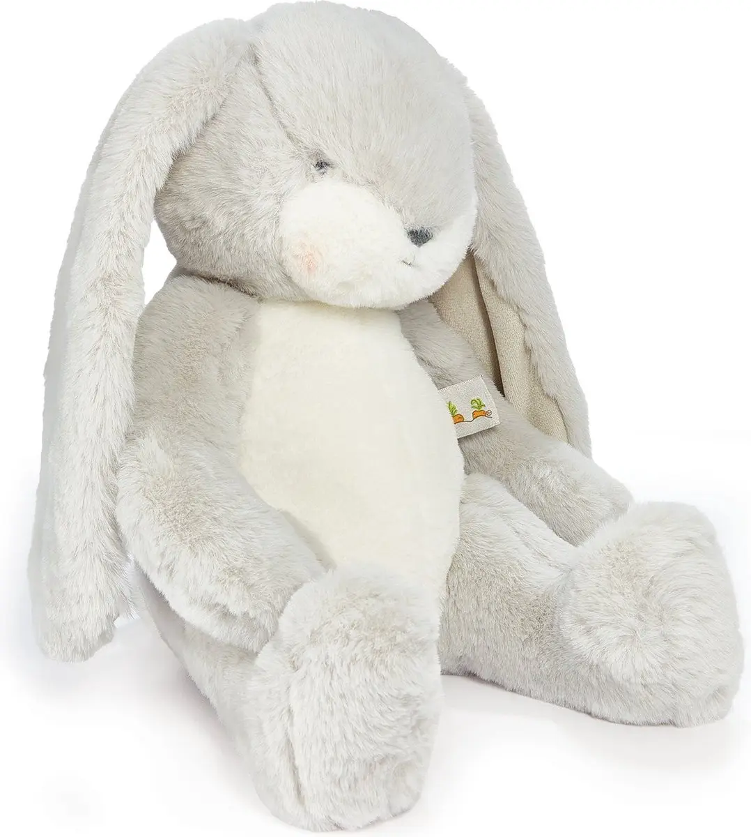 Bunnies By The Bay Nibble Knuffelkonijn - 38cm - Grijs - afbeelding 6 van 6