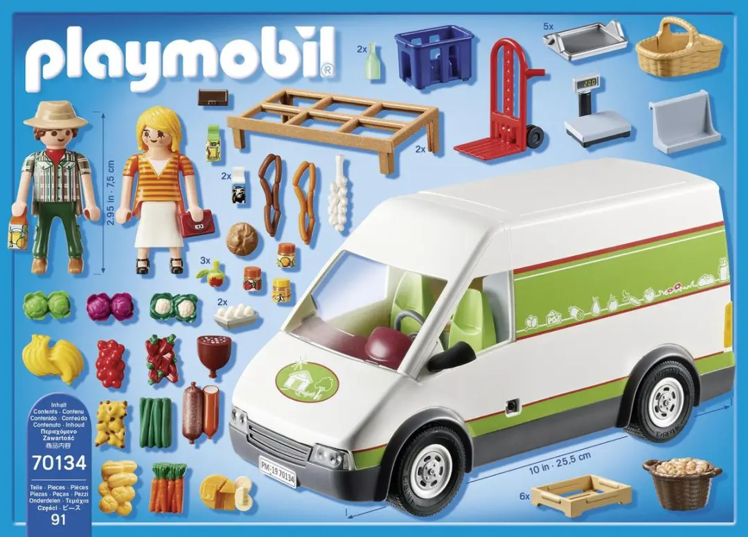 Playmobil Country Marktkraamwagen 70134 - Multicolor