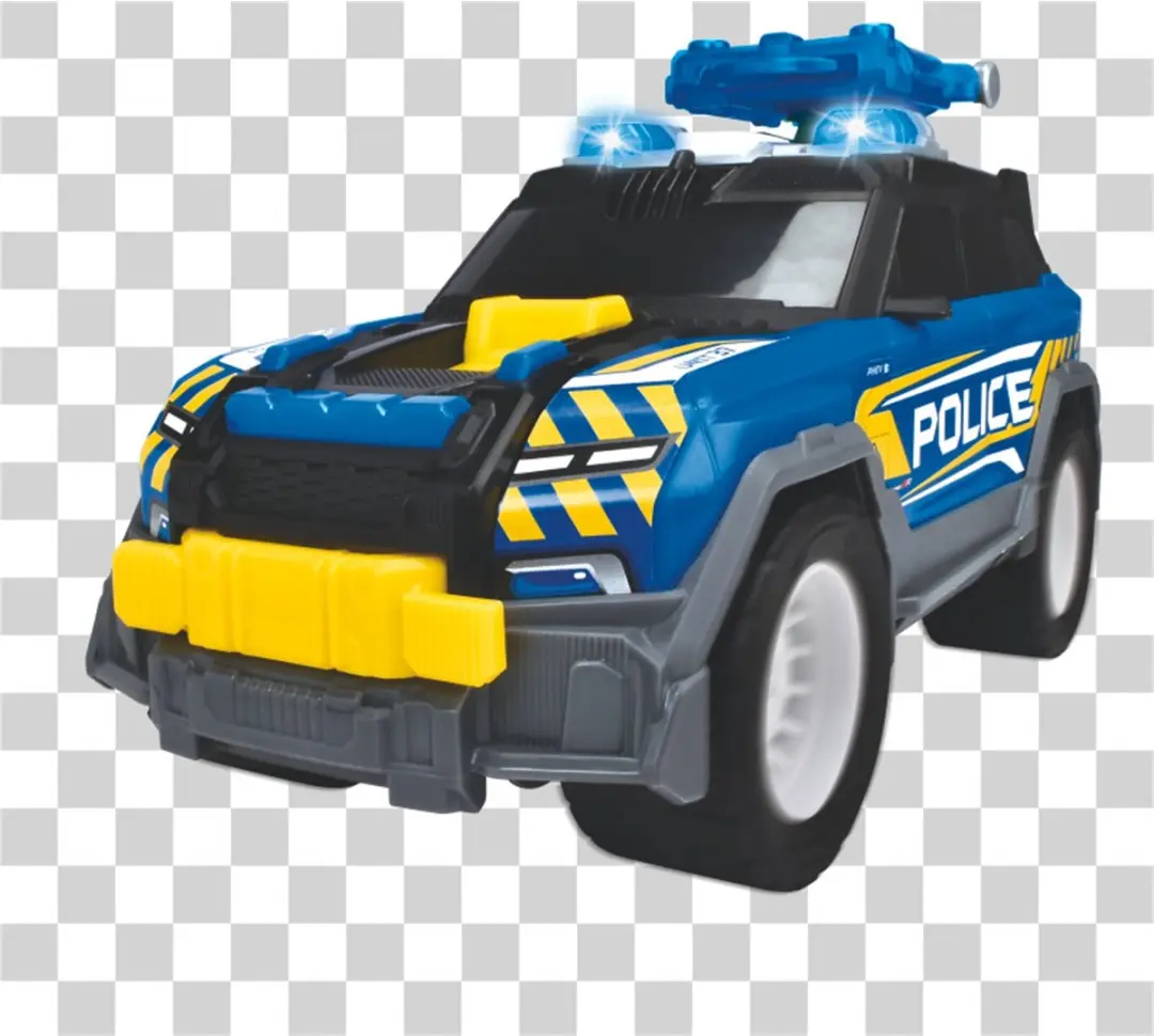 Dickie Toys Politie SUV Politiewagen Drone Licht & Geluid 203306022 - Blauw/Zwart - afbeelding 4 van 6