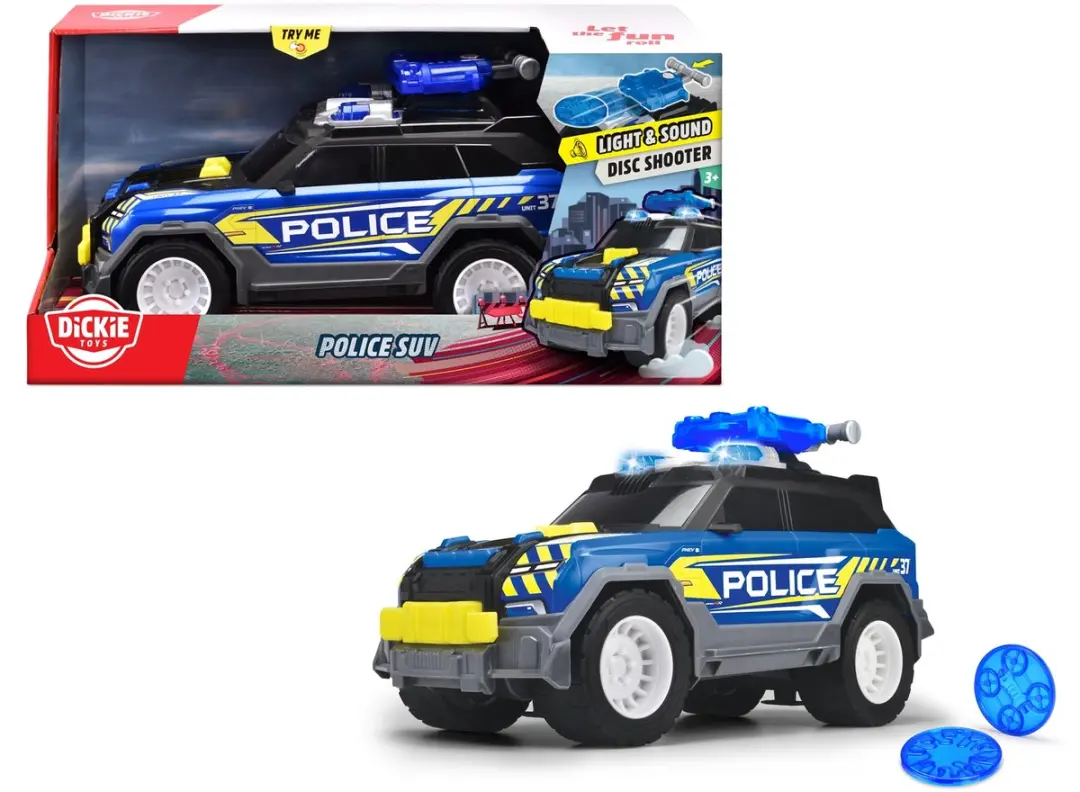 Dickie Toys Politie SUV Politiewagen Drone Licht & Geluid 203306022