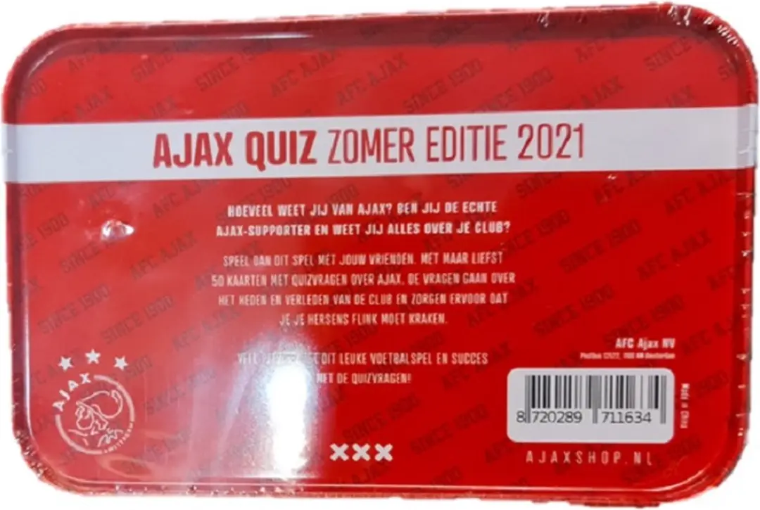 Ajax Quiz 2021 - Spel in blik - 323