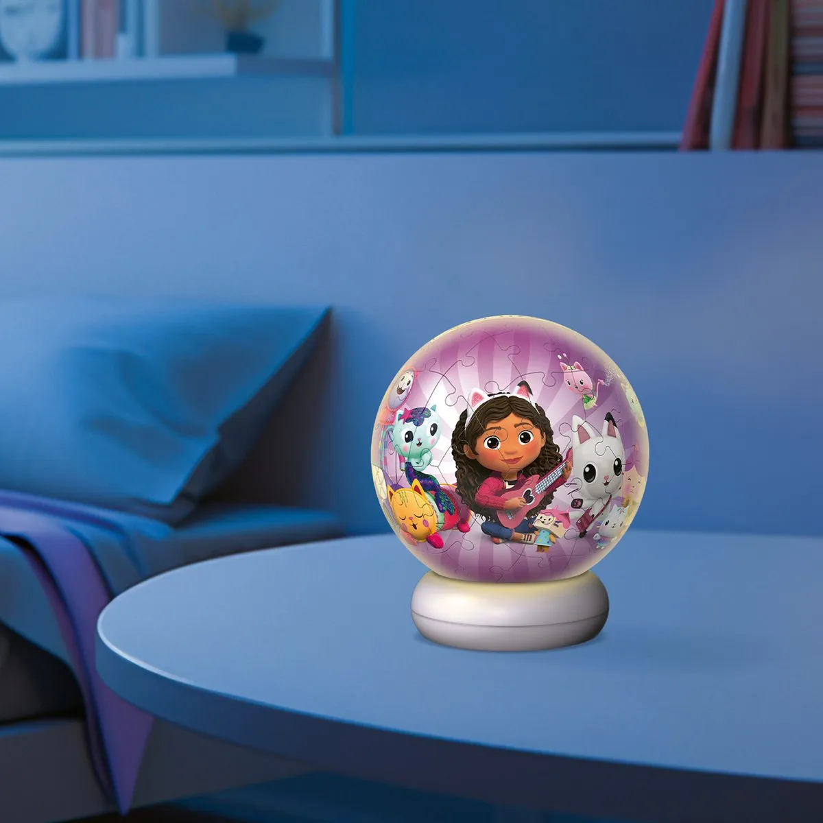 Ravensburger Gabby’s Dollhouse 3D Puzzle-Ball Nachtlicht 73 Stukjes