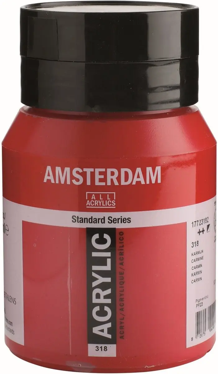 Amsterdam Standard Acrylverf 500ml - Karmijn 318