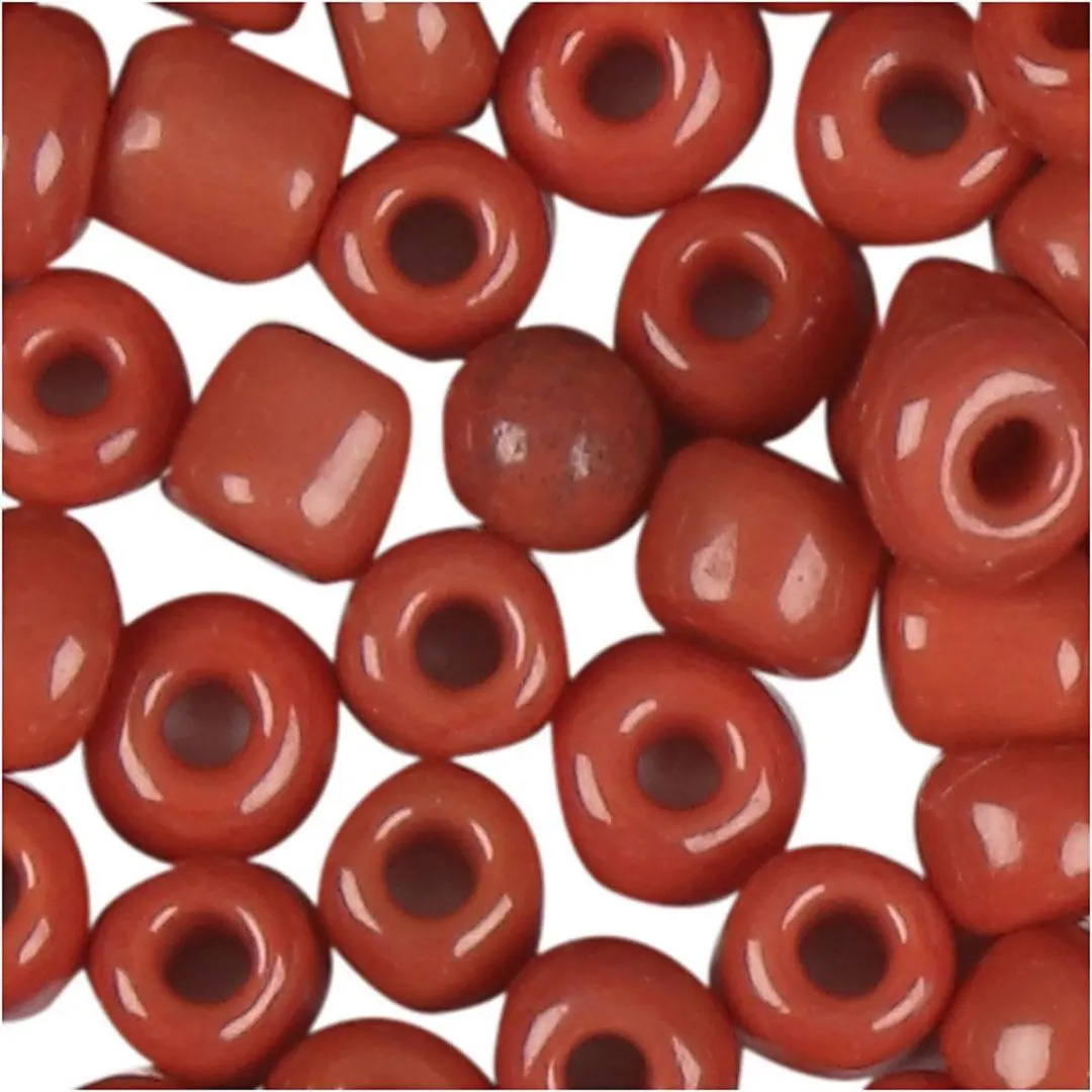 Creativ Company Rocailles 8/0 Donkerrood - 500 Stuks