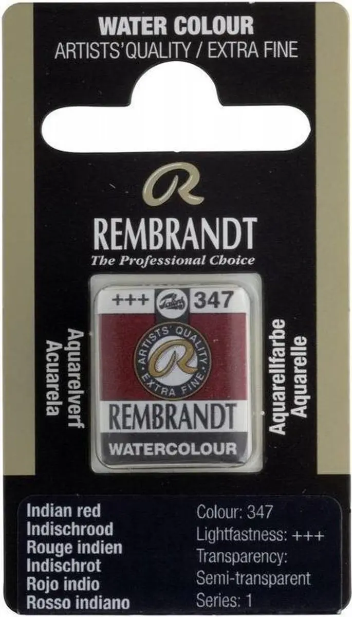 Rembrandt Waterverf Napje Indian Red 10g