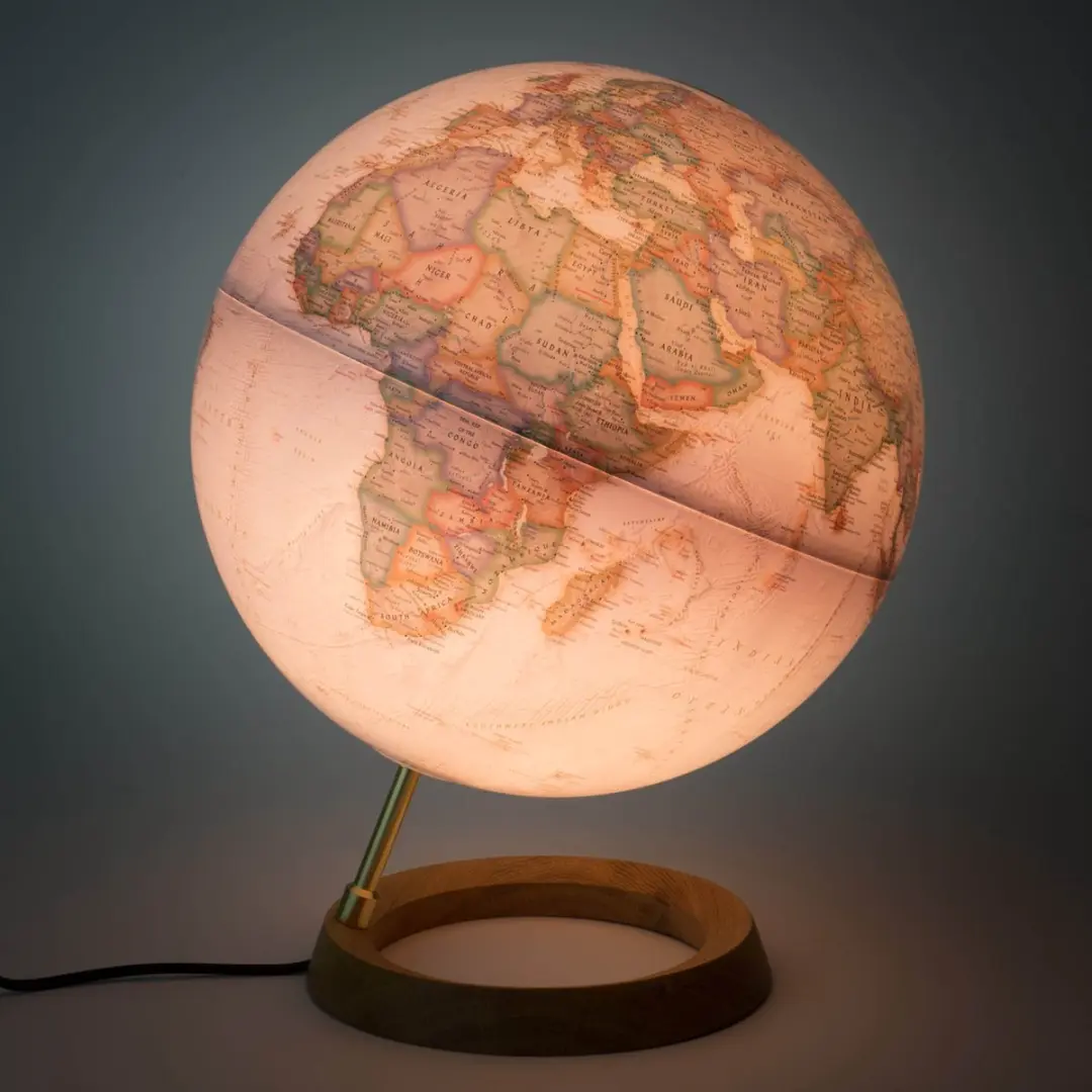 National Geographic Neon Executive Wereldbol 30cm - Verlicht - Nederlandstalig