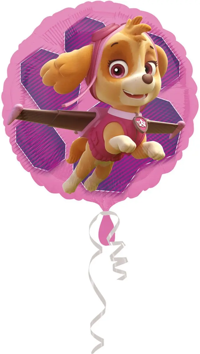 PAW Patrol Ballon Skye & Everest Folie 43cm Roze