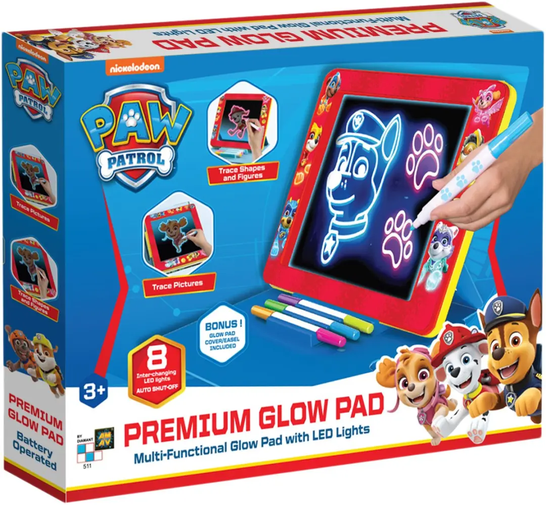 PAW Patrol Magisch Tekenbord Glow Pad - Multicolor